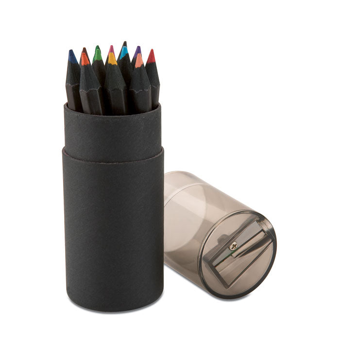 Promotional Black Colouring Pencils Set Black and White London