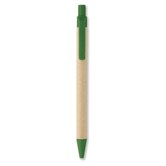 Paper & Biodegradable Corn Pen in Natural/Green Black and White London