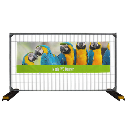 Printed Mesh Display Banner  Black and White London