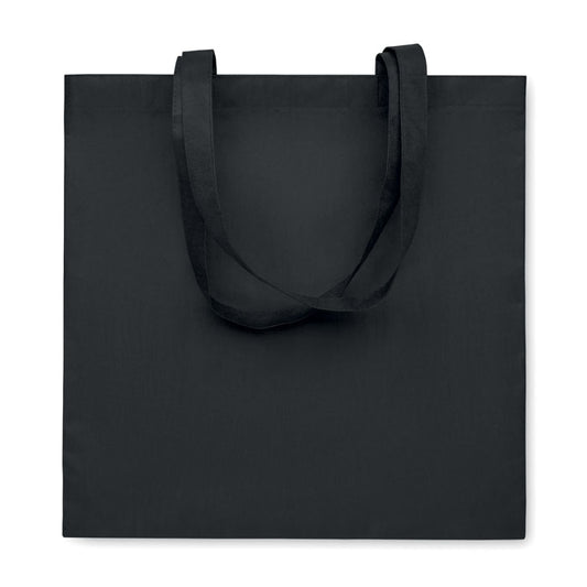 Recycled RPET Non-Woven Tote Bag in Black Recycled Tote Bags Black and White London