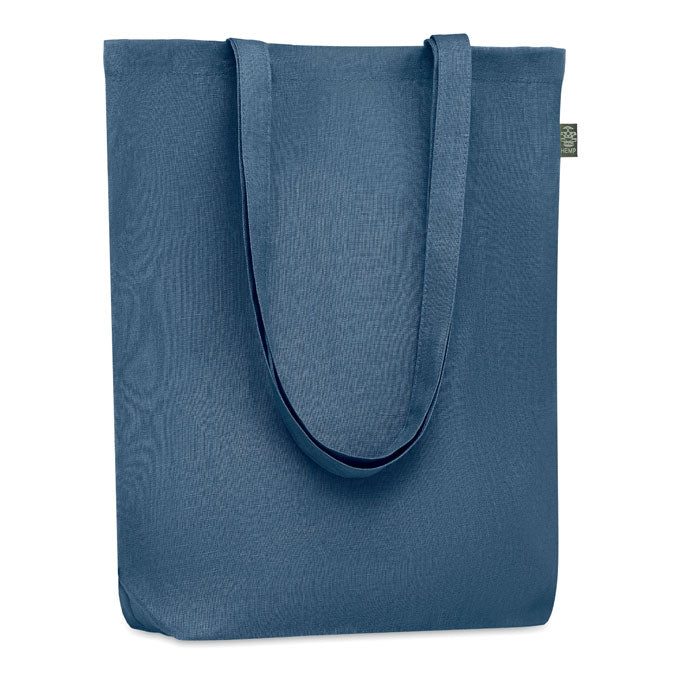100% Hemp Eco Tote Bag in Navy Blue 100% Hemp Tote Bags Black and White London