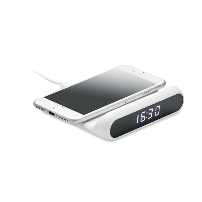 Desk LED Clock with Wireless Charger Wireless Chargers   