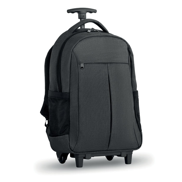 Trolley Backpack In 360D Black and White London
