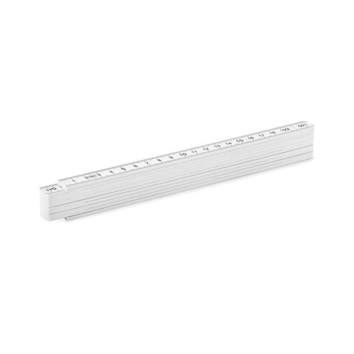 2m Fibreglass Folding Ruler Black and White London