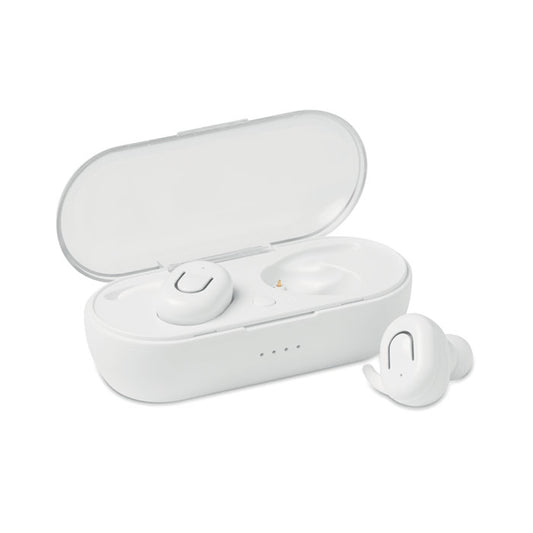 Wireless Earphones TWS Earbuds in Charging Case Earphones & Headphones Black and White London