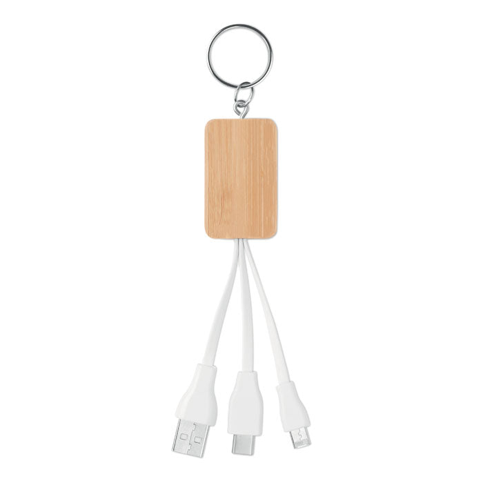 Bamboo 3-In-1 Cable Black and White London