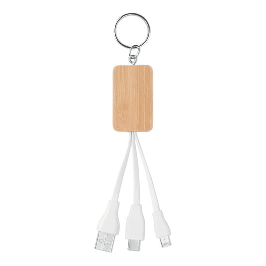 Bamboo 3-In-1 Cable  Black and White London