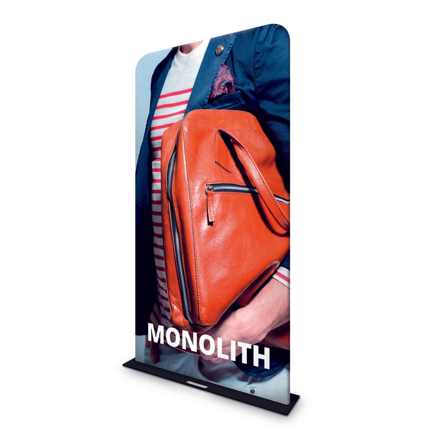 Printed Fabric Heavy Duty Display Wall Black and White London