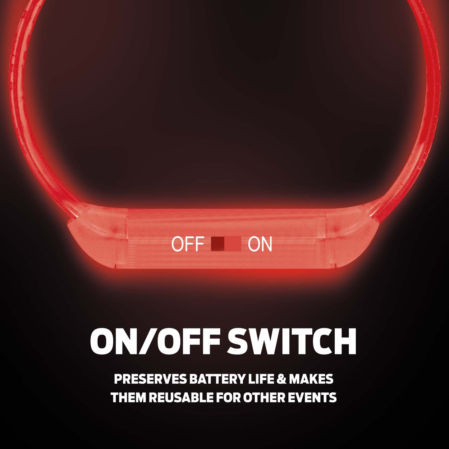 Reactive Led Flashing Wristband Light Ups Black and White London