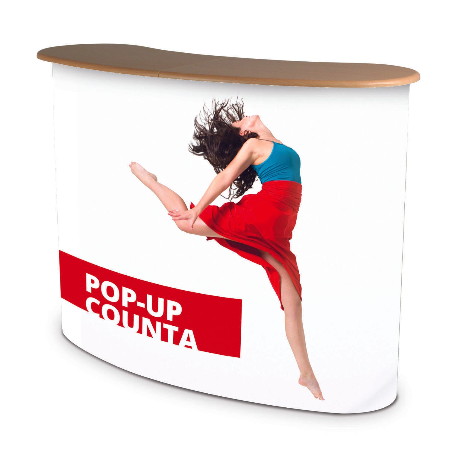 Printed Custom Pop Up Exhibition Counter    
