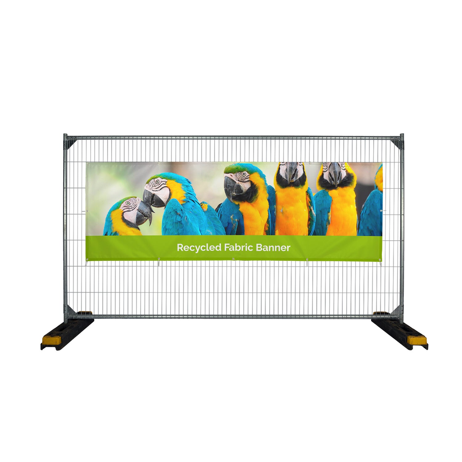 Illustration of Recycled Fabric Banners For Outdoor