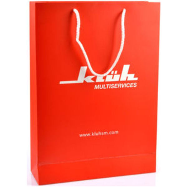 Luxury Rope Handle Paper Bag  Black and White London