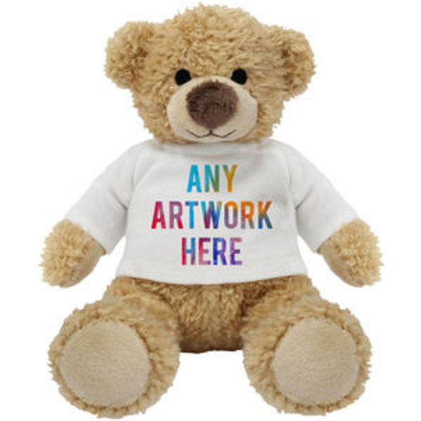 Printed 17cm Harry Bear Black and White London