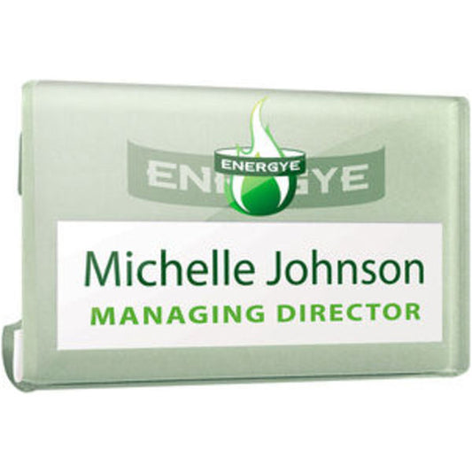 Reusable Acrylic Window Badges Badges Black and White London