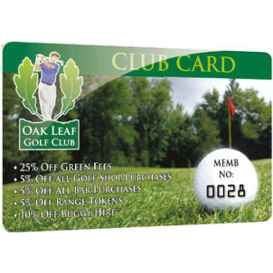 PVC ID & Membership Cards  Black and White London