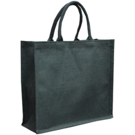 Natural Jute Bag in Grey    