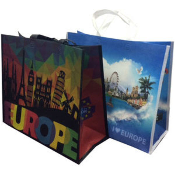 Full Colour 140gsm Printed Bag for Life Bespoke Tote Bags Black and White London