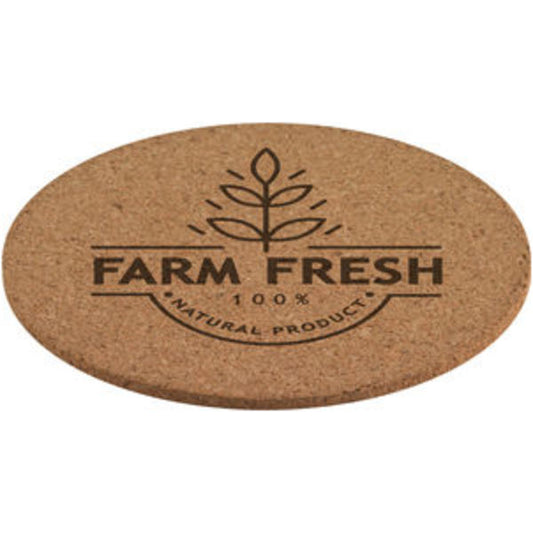 Cork Coaster  Black and White London