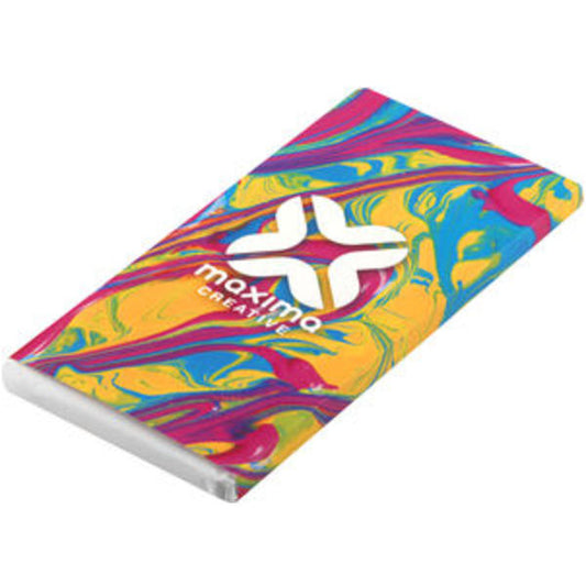 Printed Chocolate Bar  Black and White London