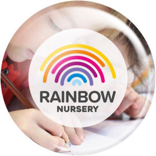 37mm Button Badge Badges Black and White London