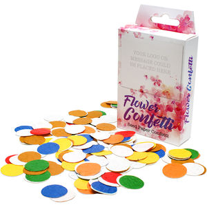 Seed Paper Confetti Box Black and White London