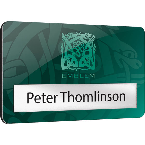 Reusable Metal Faced Window Badges Badges Black and White London