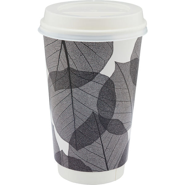 16oz Recyclable Paper Cup Paper Cups Black and White London