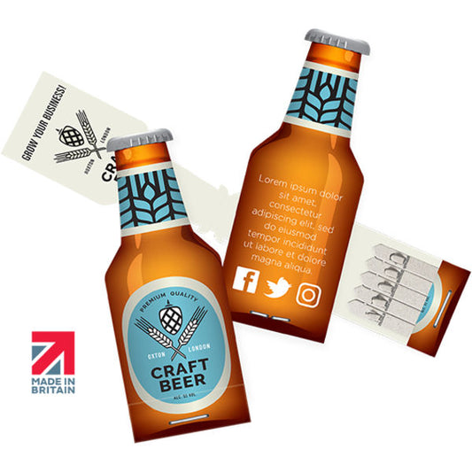 Beer Bottle Seedsticks Seedsticks & Plants Black and White London