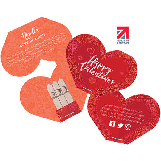 Heart Seedsticks Seedsticks & Plants Black and White London