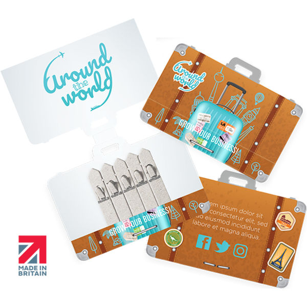 Suitcase Seedsticks Seedsticks & Plants Black and White London