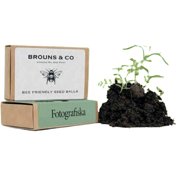 Seedball Matchboxes Seedsticks & Plants Black and White London