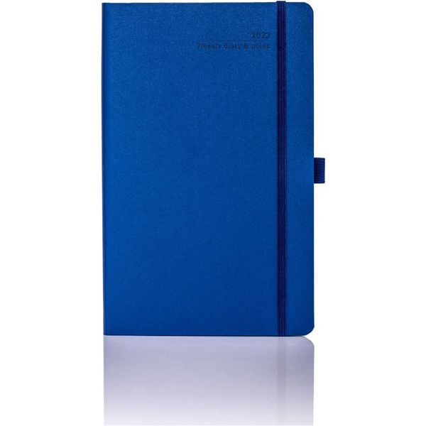 Ivory Medium Weekly Diary Matra Black and White London