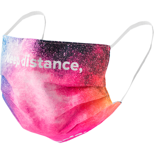 Full Colour Face Mask  Black and White London