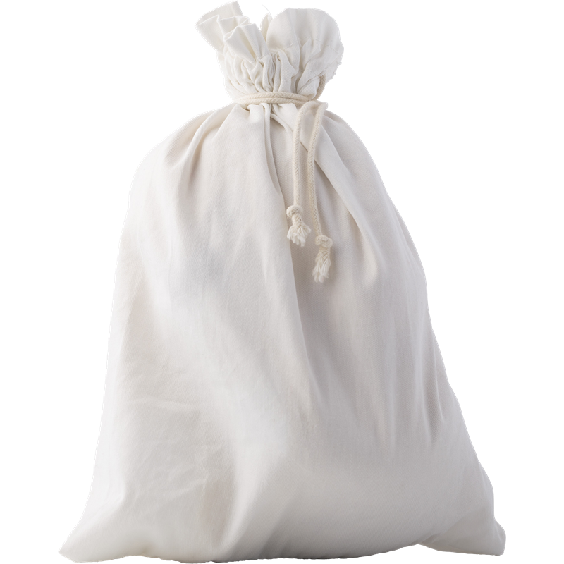 RPET Recycled Bear in Cotton Pouch Games Black and White London