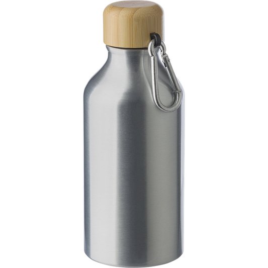 400ml Aluminium bottle Metal Bottles Black and White London