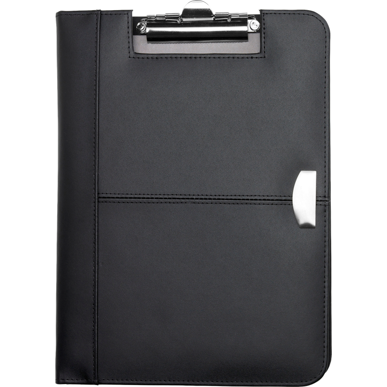 Bonded leather folder Conference Folders Black and White London