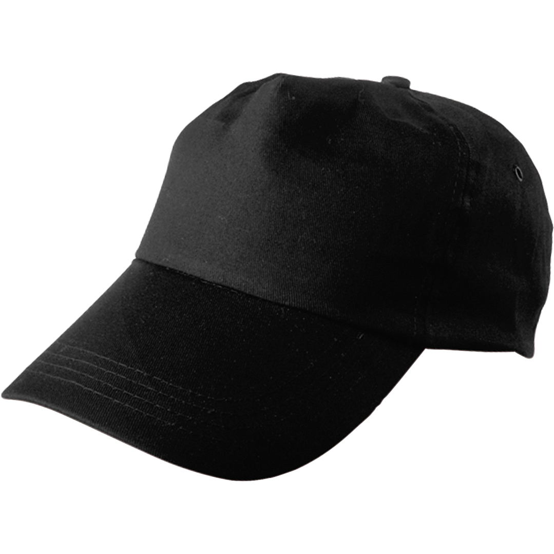 Cotton Twill Baseball Cap  Black and White London