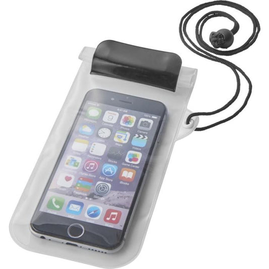 Mambo Waterproof Smartphone Storage Pouch  Black and White London