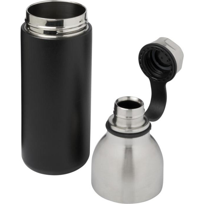 Koln 590 ml Copper Vacuum Insulated Sport Bottle Black and White London