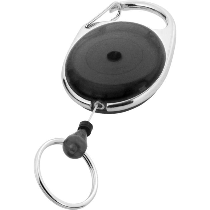 Gerlos Roller Clip Keychain Black and White London