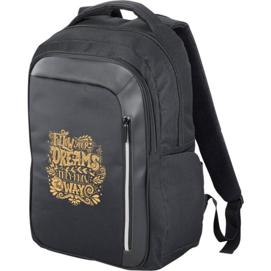 Vault RFID 15" Laptop Backpack 16L  Solid black  