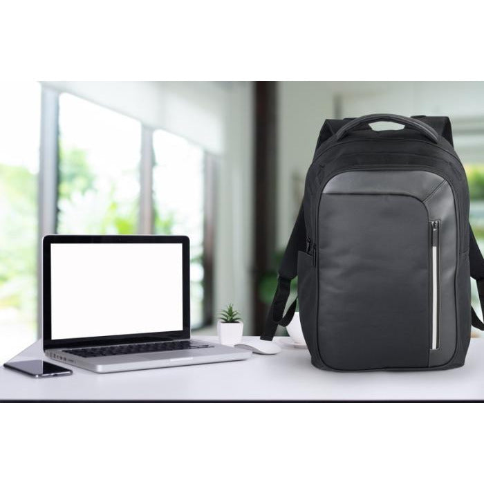 Vault RFID 15" Laptop Backpack 16L Black and White London