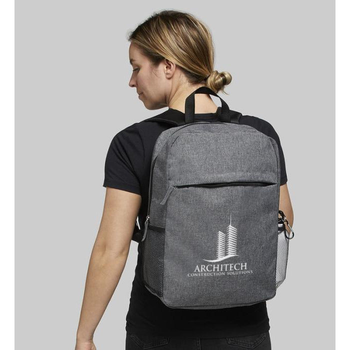Hoss 15" Laptop Backpack 18L  Heather Medium Grey  