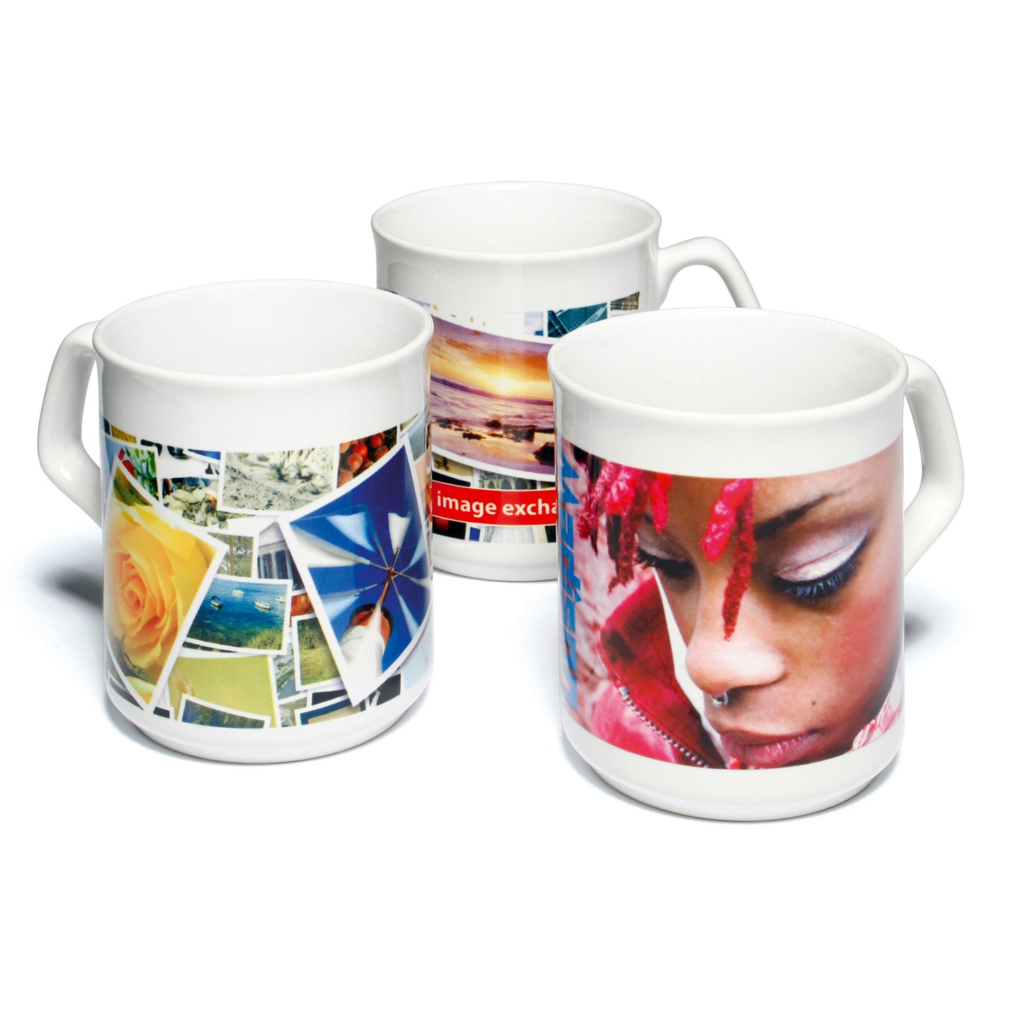 Duraglaze® Sparta PhotoMug Full Colour Mugs Black and White London