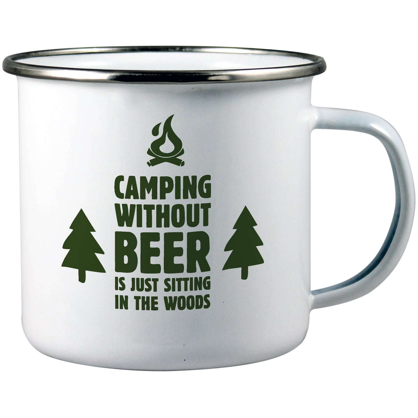 Enamel Mug  Black and White London