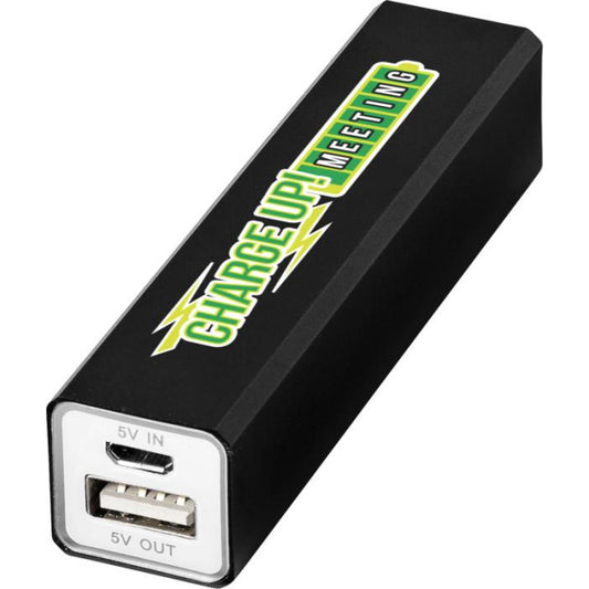 Volt 2200 mAh Power Bank  Black and White London