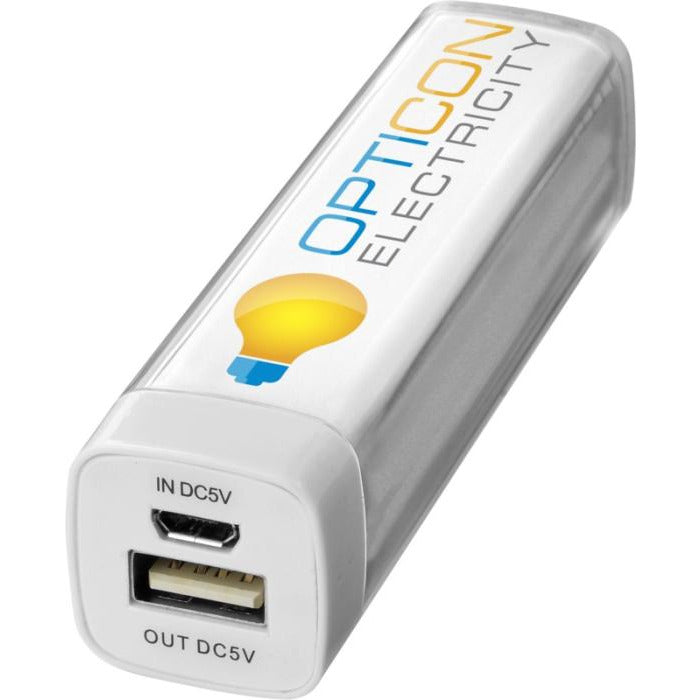 Flash 2200 mAh Power Bank  Black and White London