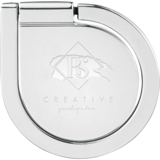 Cell Aluminium Ring Phone Holder  Black and White London