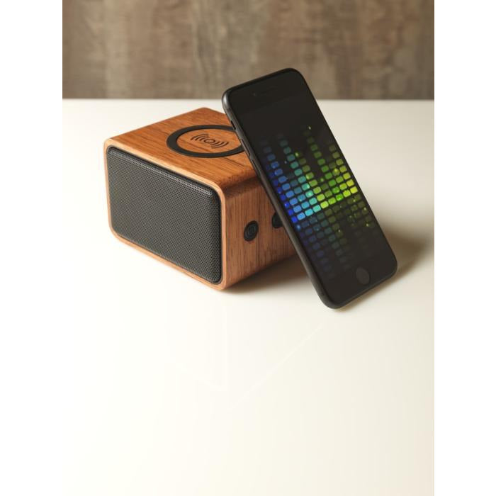 Wooden Speaker with Wireless Charging Pad Speakers   