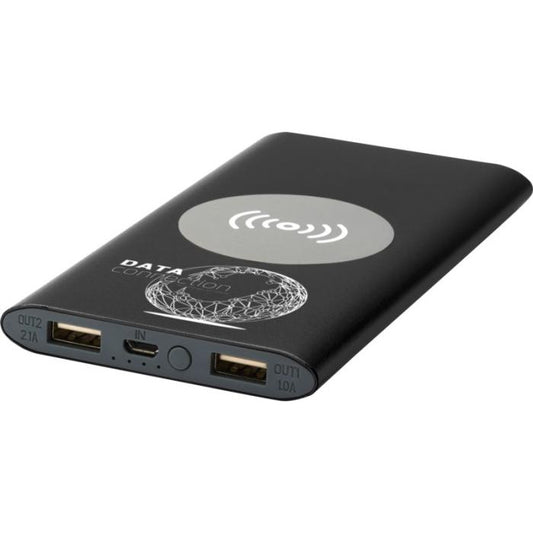 Juice 8000 mAh Wireless Power Bank  Black and White London